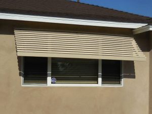 Fixed-Louver Aluminum Window Awning