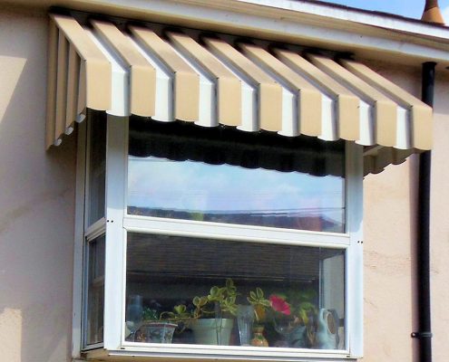 Solid Aluminum Window Awnings