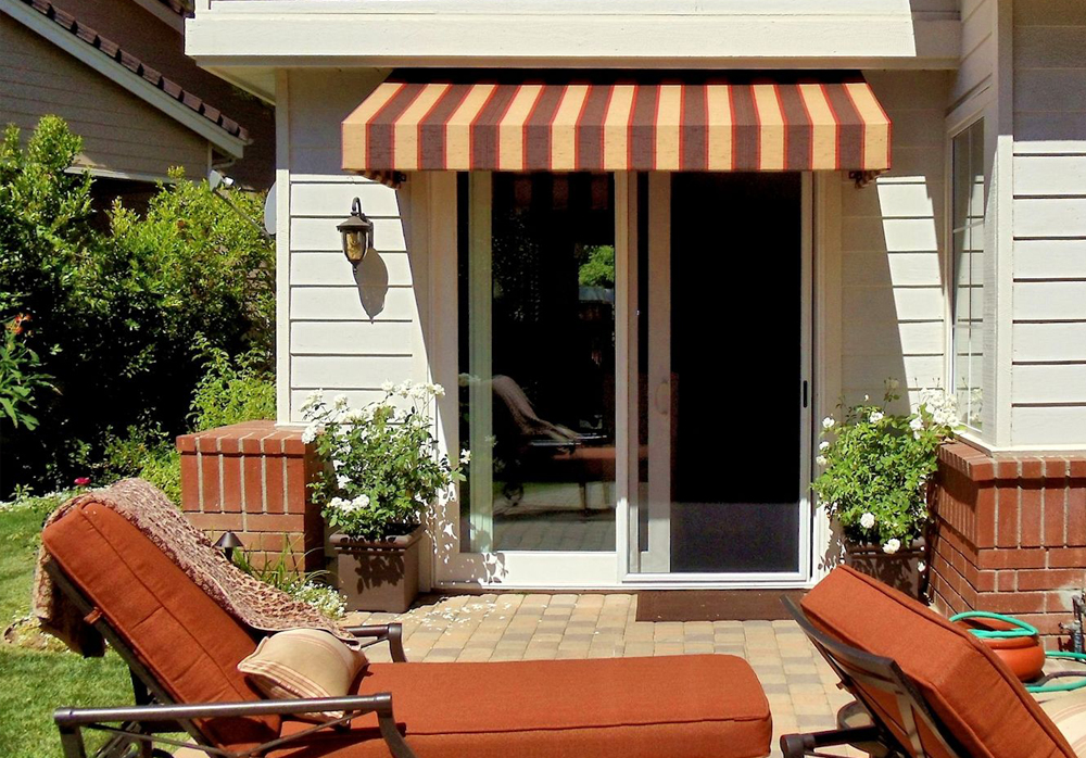 Canvas Window Or Door Awnings, Awning For Patio Door