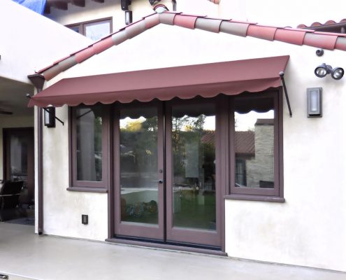 Ball Tip Style Door Awning