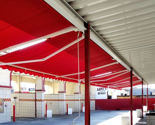Industrial Retractable Awnings