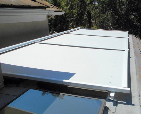 Retractable Rooftop Skylight Shade