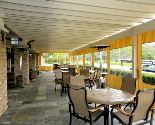 Clear Panel Patio Enclosure Curtains