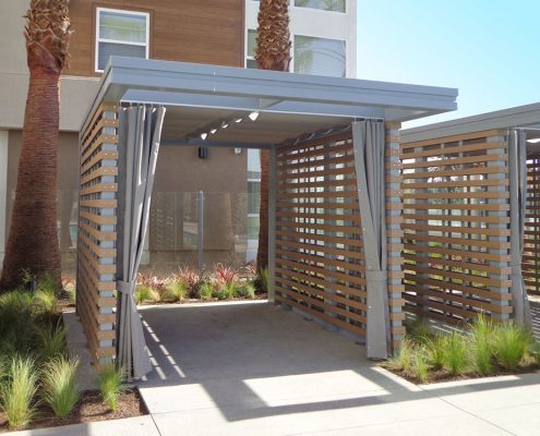 Slide Wire Canopy on Existing Cabana Frame